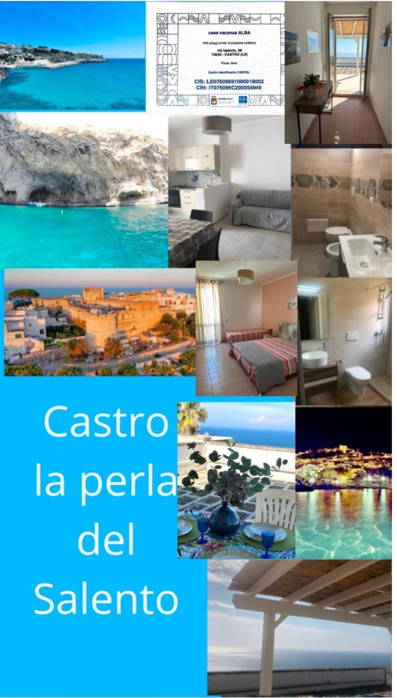Casa Alba Castro Salento Villa Eksteriør billede